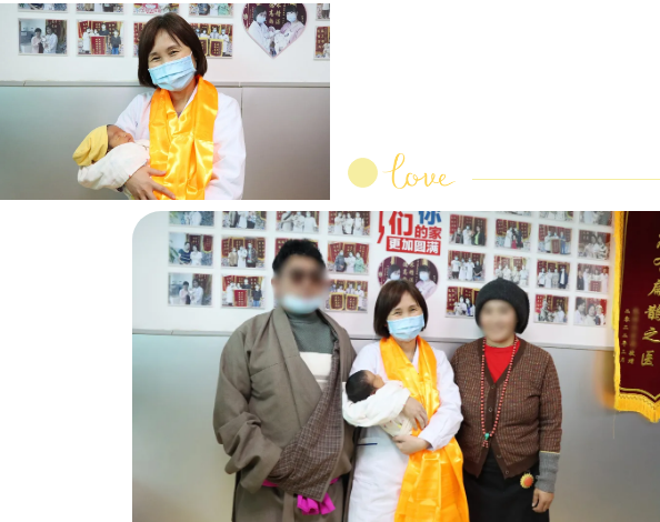 藏族尕*夫妻与何庆医生合照