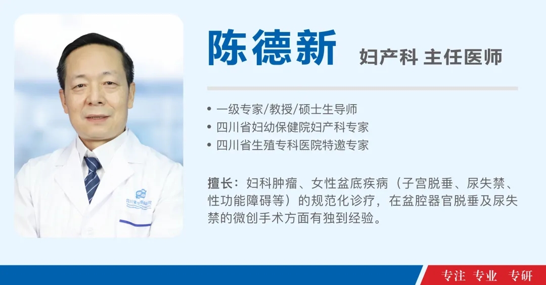 盆底疾病专家陈德新主任